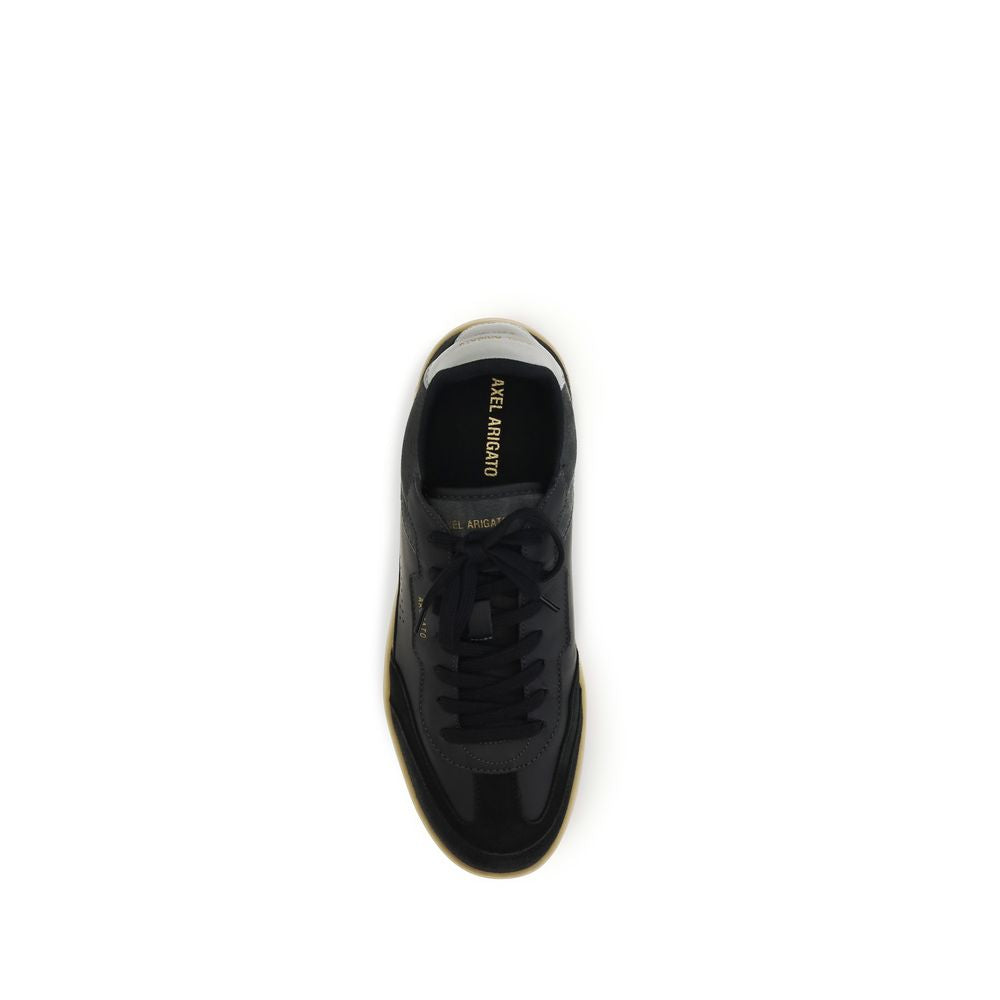 Baskets basses en cuir de veau noir Bos Taurus
