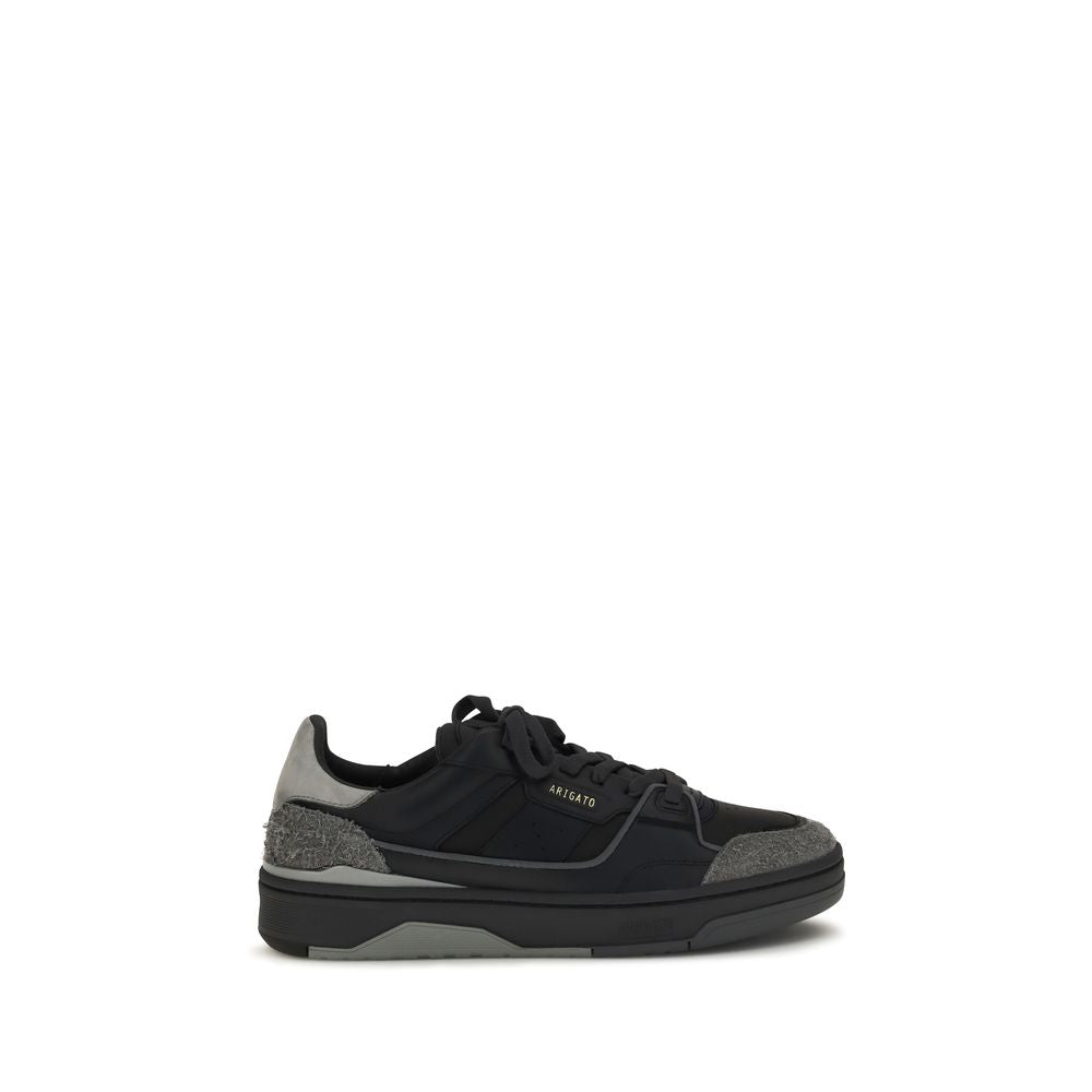 Baskets basses en cuir de veau noir Bos Taurus