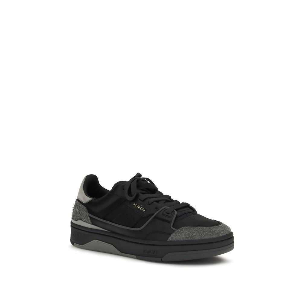Baskets basses en cuir de veau noir Bos Taurus