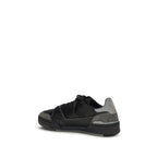 Baskets basses en cuir de veau noir Bos Taurus