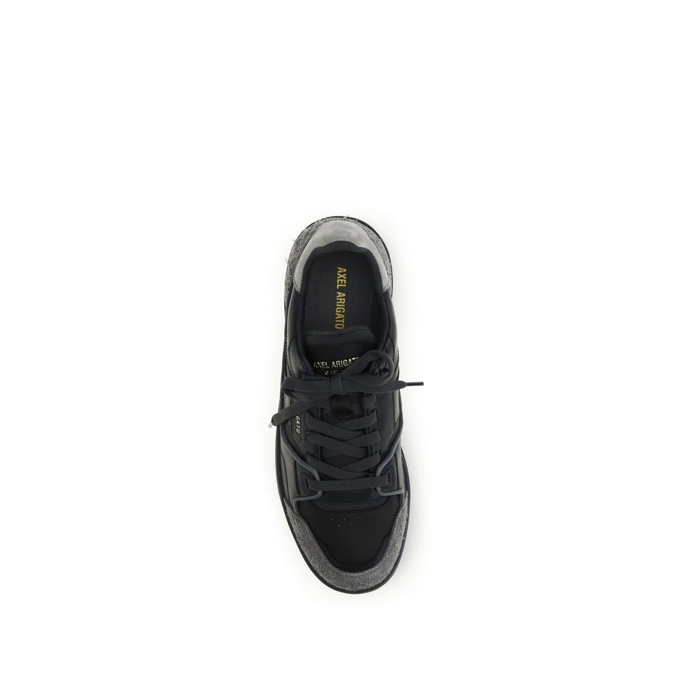 Baskets basses en cuir de veau noir Bos Taurus
