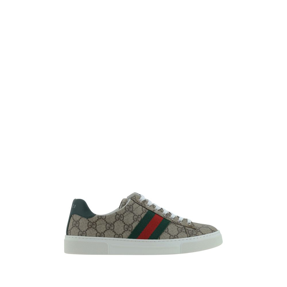 Multicolor Fabric Low Top Sneakers