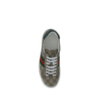 Multicolor Fabric Low Top Sneakers