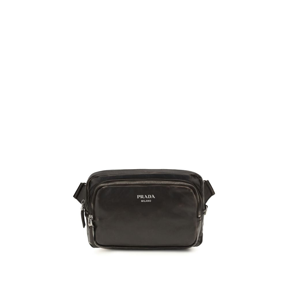Sac à bandoulière en cuir de veau marron Bos Taurus