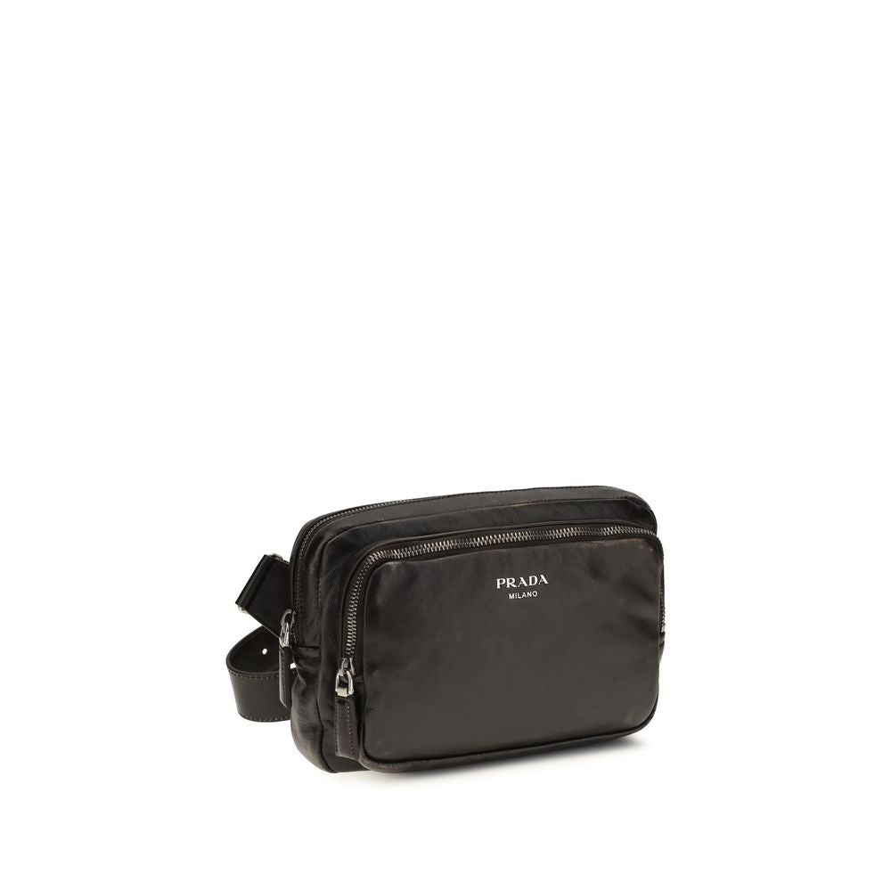 Sac à bandoulière en cuir de veau marron Bos Taurus