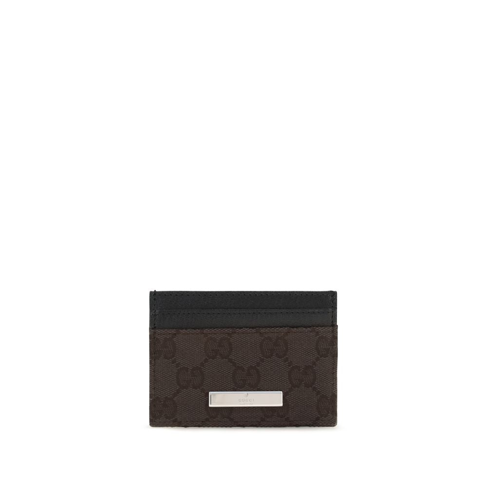 Portefeuille en polyester marron