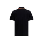 Polo noir en coton