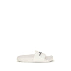 White Rubber Sandals