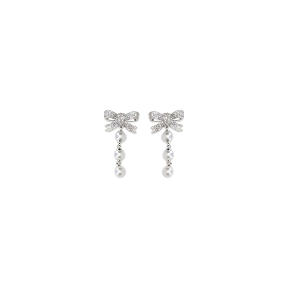 Boucles d'oreilles en laiton argenté