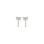 Boucles d'oreilles en laiton argenté