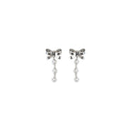 Boucles d'oreilles en laiton argenté