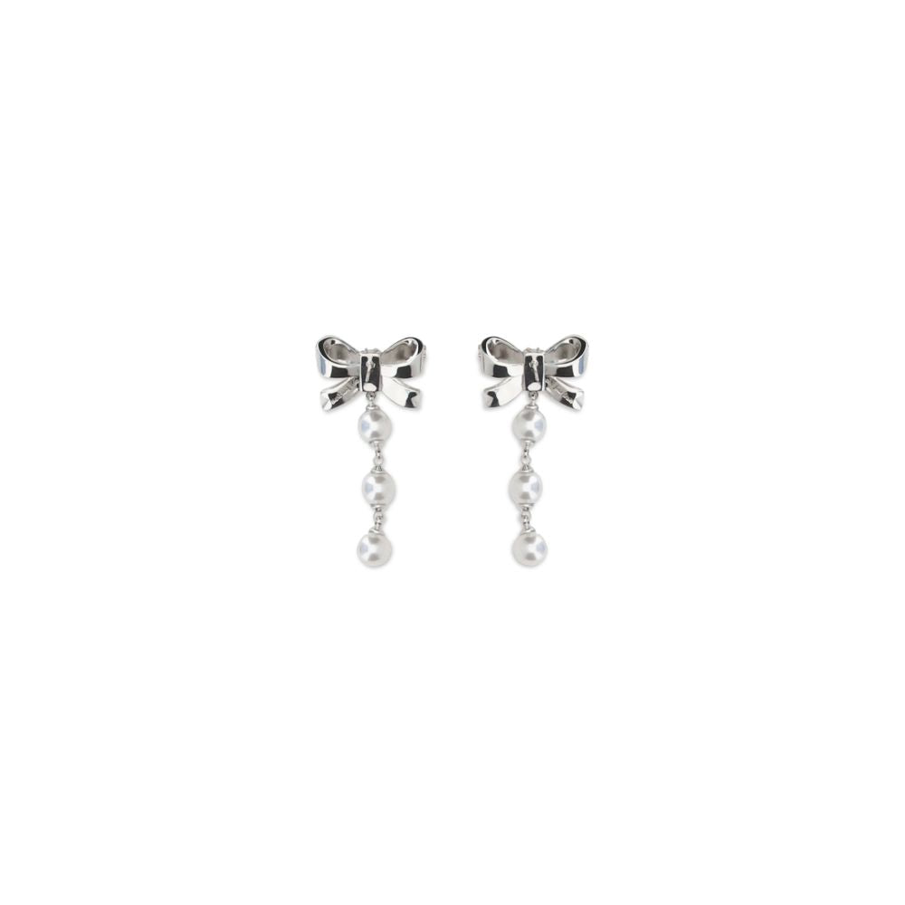 Boucles d'oreilles en laiton argenté