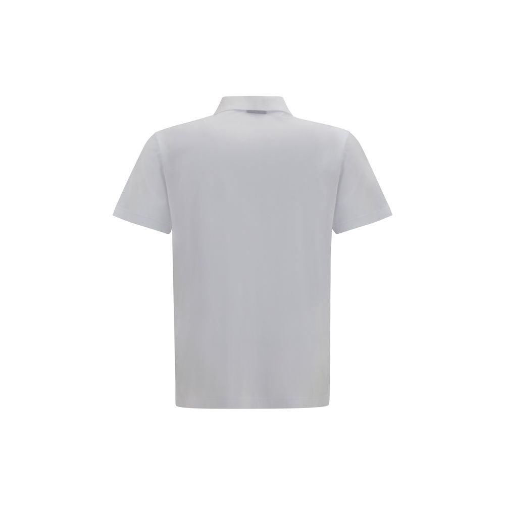 Polo blanc en coton