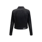 Veste en jean de coton bleu
