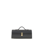 Gray Calf Leather Bos Taurus Handbag