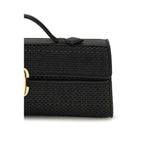 Black Raffia Handbag