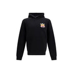 Sweat-shirt en coton noir