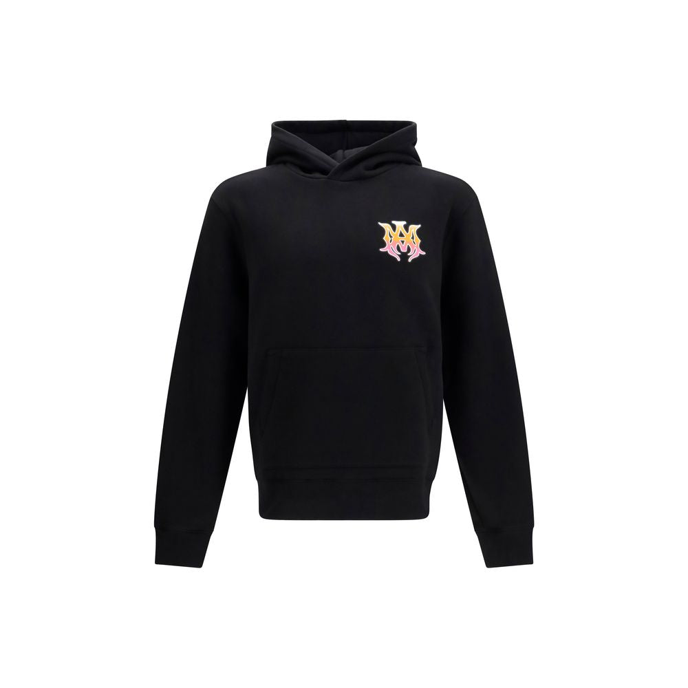 Sweat-shirt en coton noir