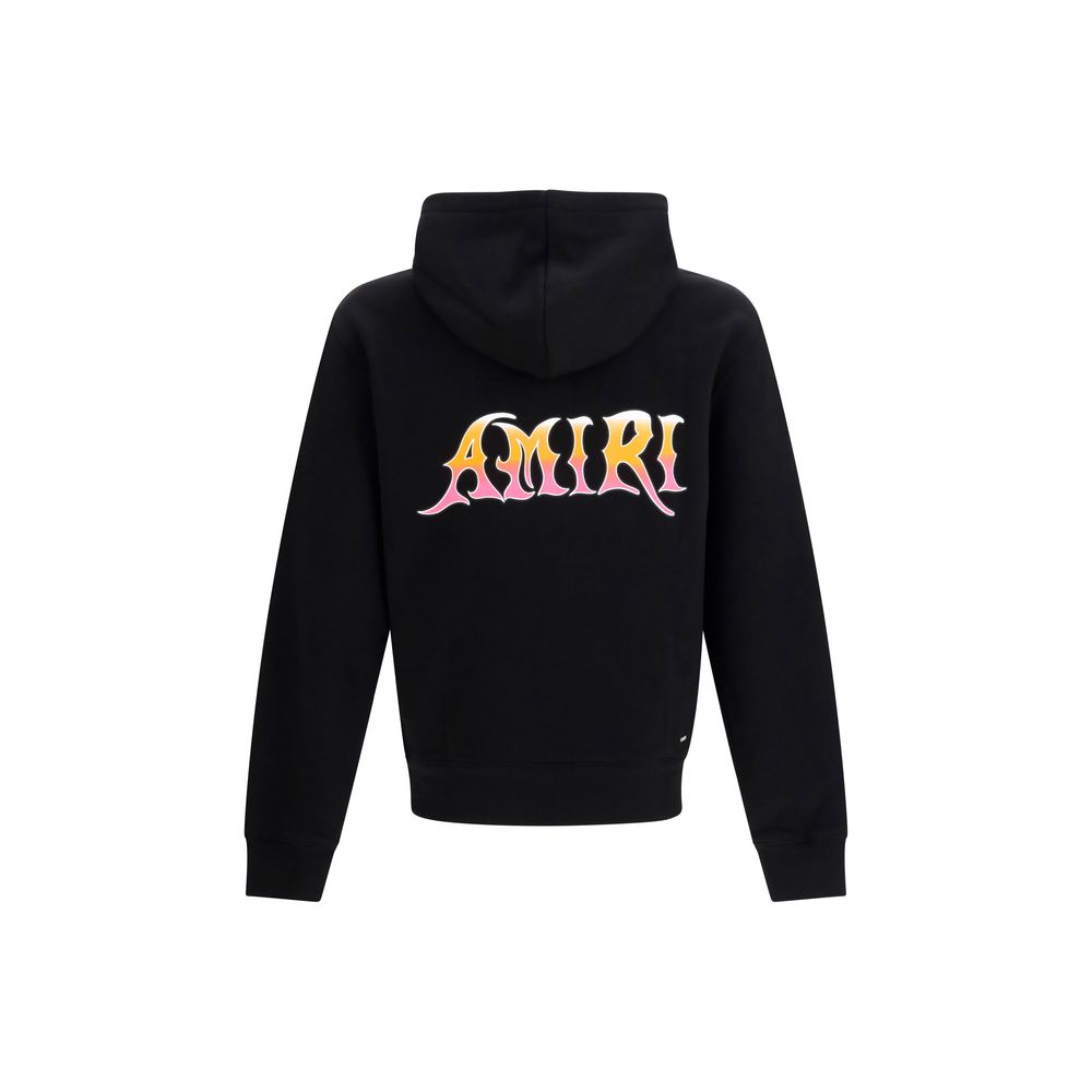 Sweat-shirt en coton noir