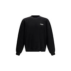 Sweat-shirt en coton noir
