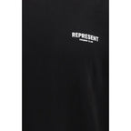 Sweat-shirt en coton noir