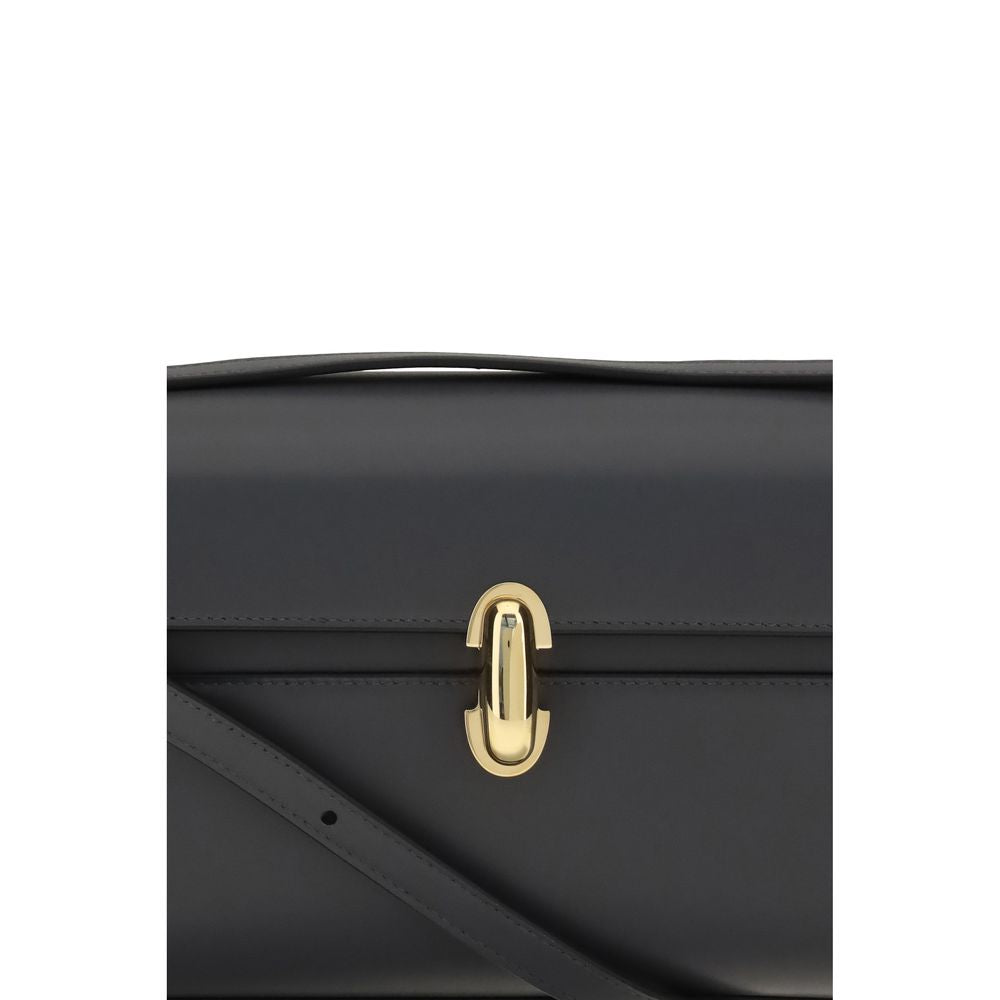 Sac bandoulière en cuir de veau gris Bos Taurus