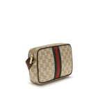 Beige Cotton Shoulder Bag