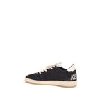 Black Calf Leather Bos Taurus Athletic Sneakers