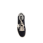 Black Calf Leather Bos Taurus Athletic Sneakers