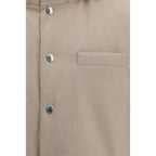 Beige Wool Oves Aries Sleeveless Jacket