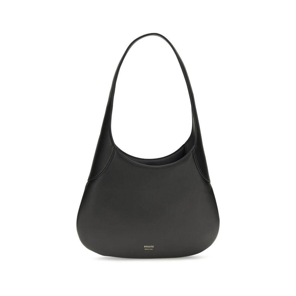 Sac à bandoulière en cuir de veau noir Bos Taurus