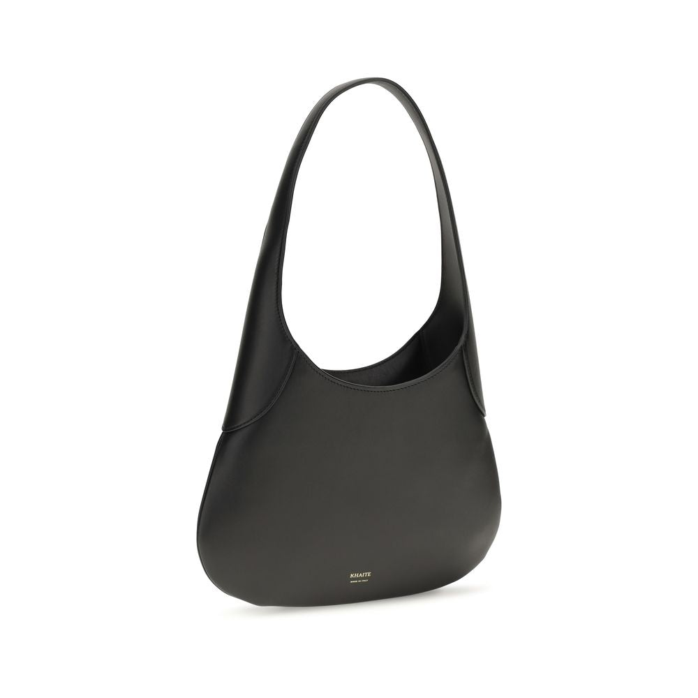 Sac à bandoulière en cuir de veau noir Bos Taurus