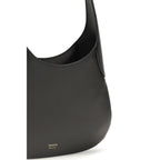 Sac à bandoulière en cuir de veau noir Bos Taurus