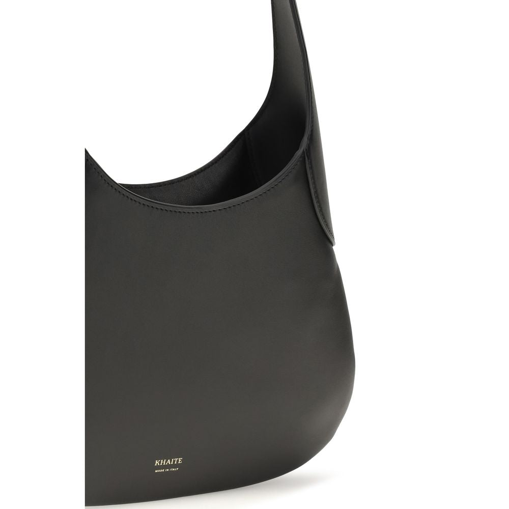 Sac à bandoulière en cuir de veau noir Bos Taurus