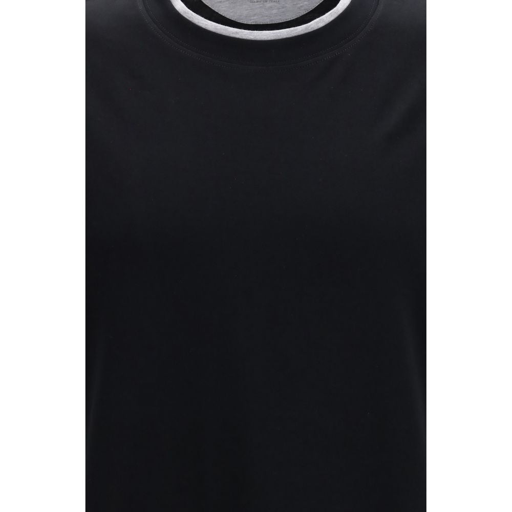 T-shirt en coton noir