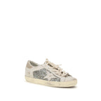 Baskets en cuir de veau beige Bos Taurus