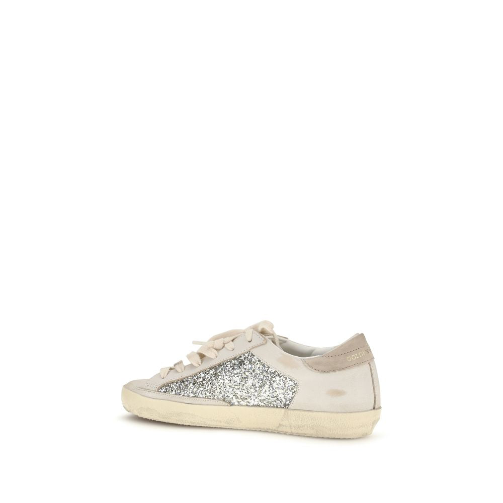Baskets en cuir de veau beige Bos Taurus