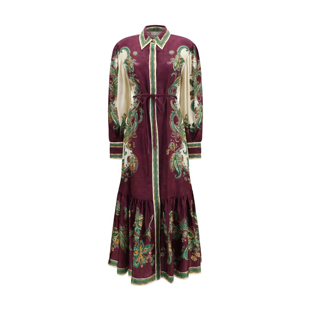 Robe décontractée en viscose multicolore