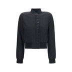 Bomber en polyester noir