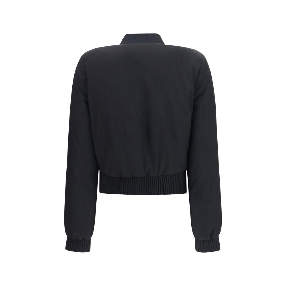 Bomber en polyester noir
