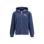 Blue Cotton Sweatshirt