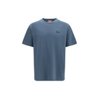 T-shirt en coton bleu