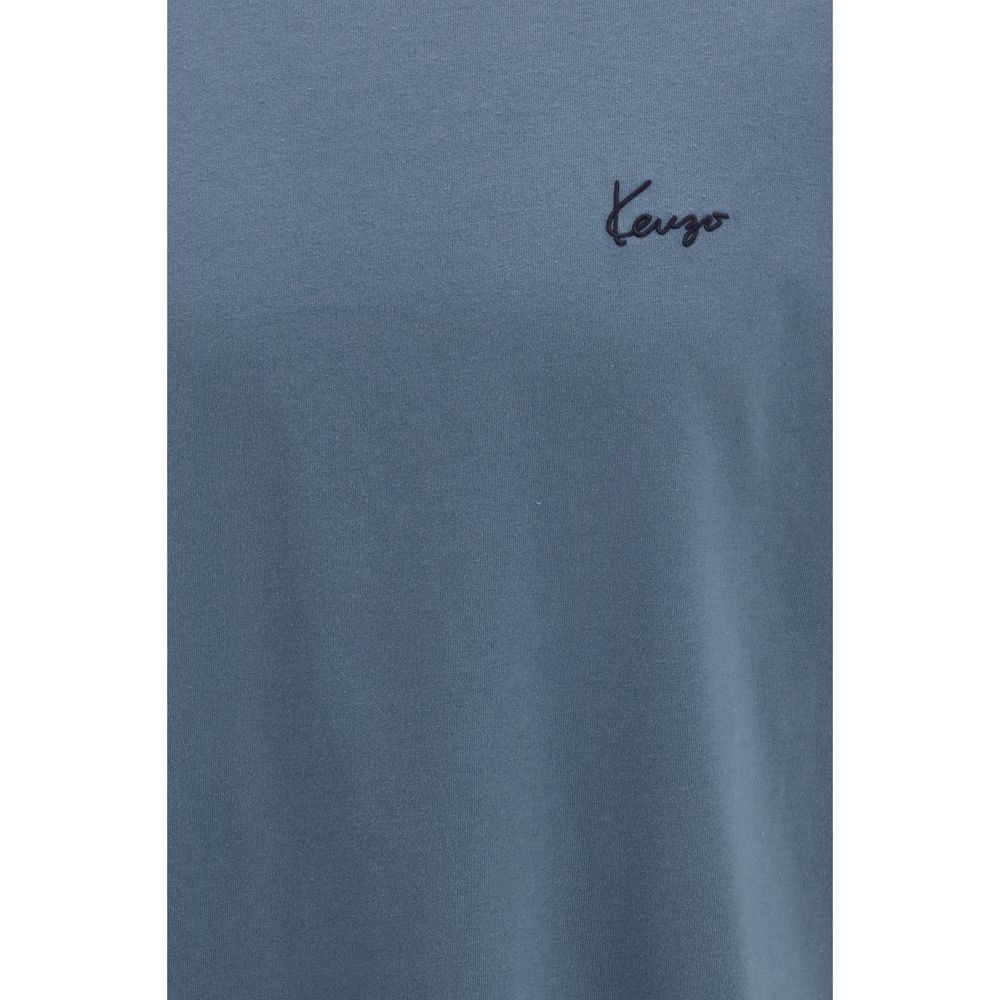 T-shirt en coton bleu