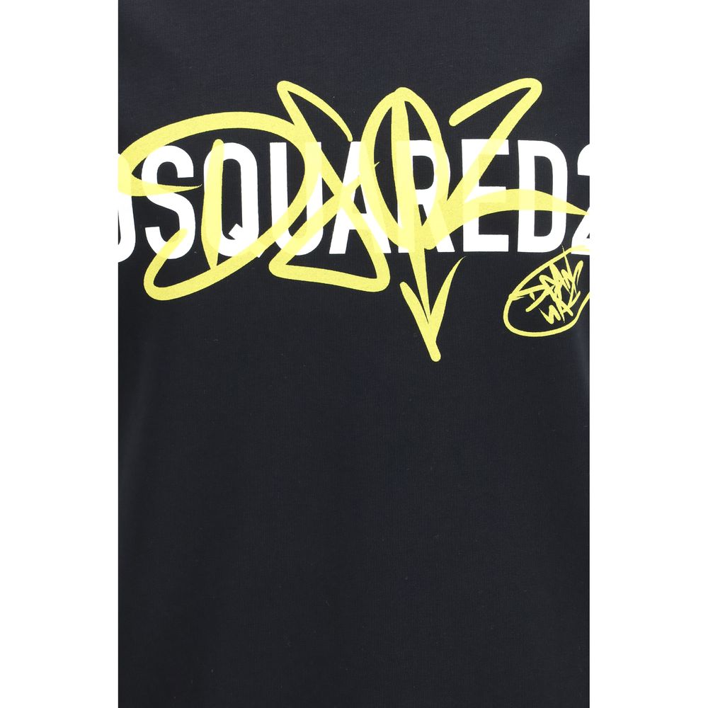T-shirt en coton noir
