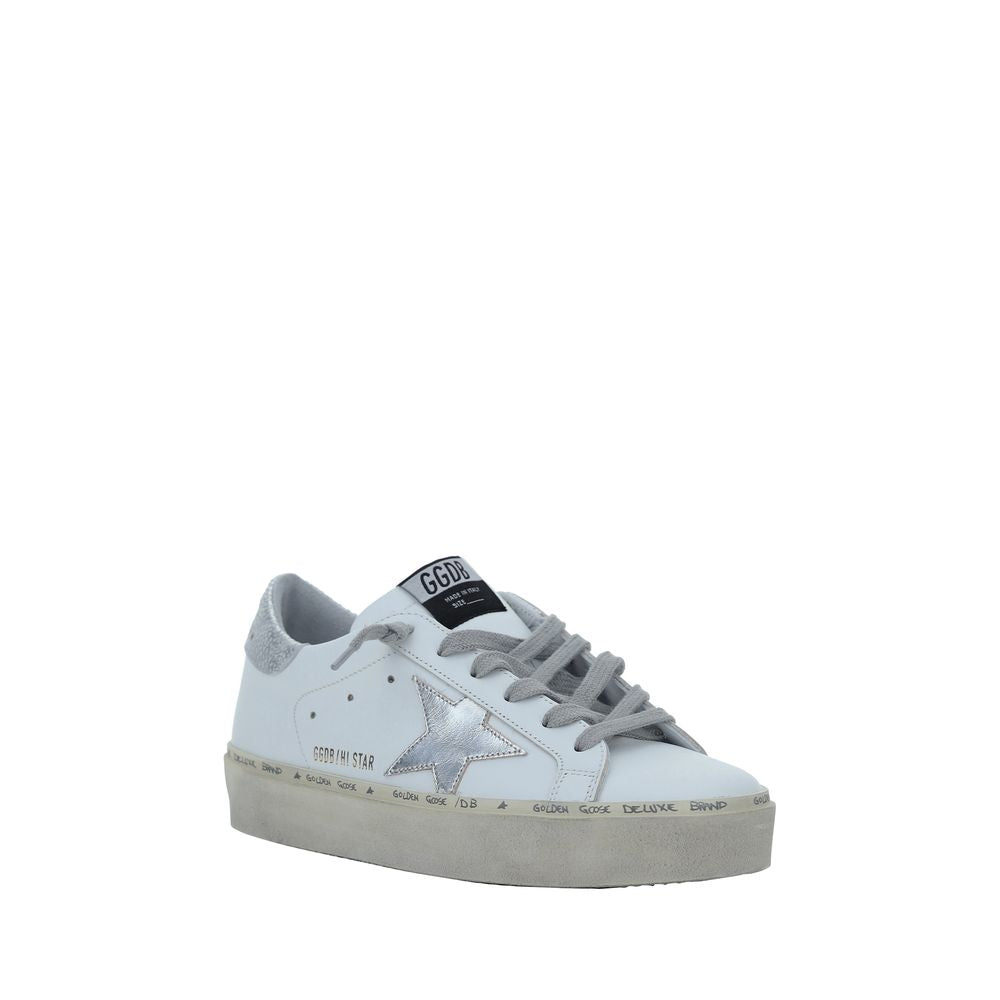 Baskets basses en cuir de veau blanc Bos Taurus