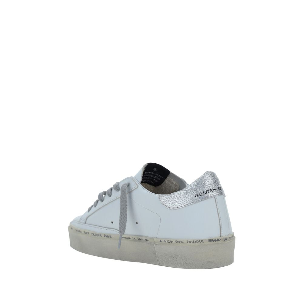 Baskets basses en cuir de veau blanc Bos Taurus