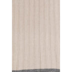 Écharpe en cachemire beige