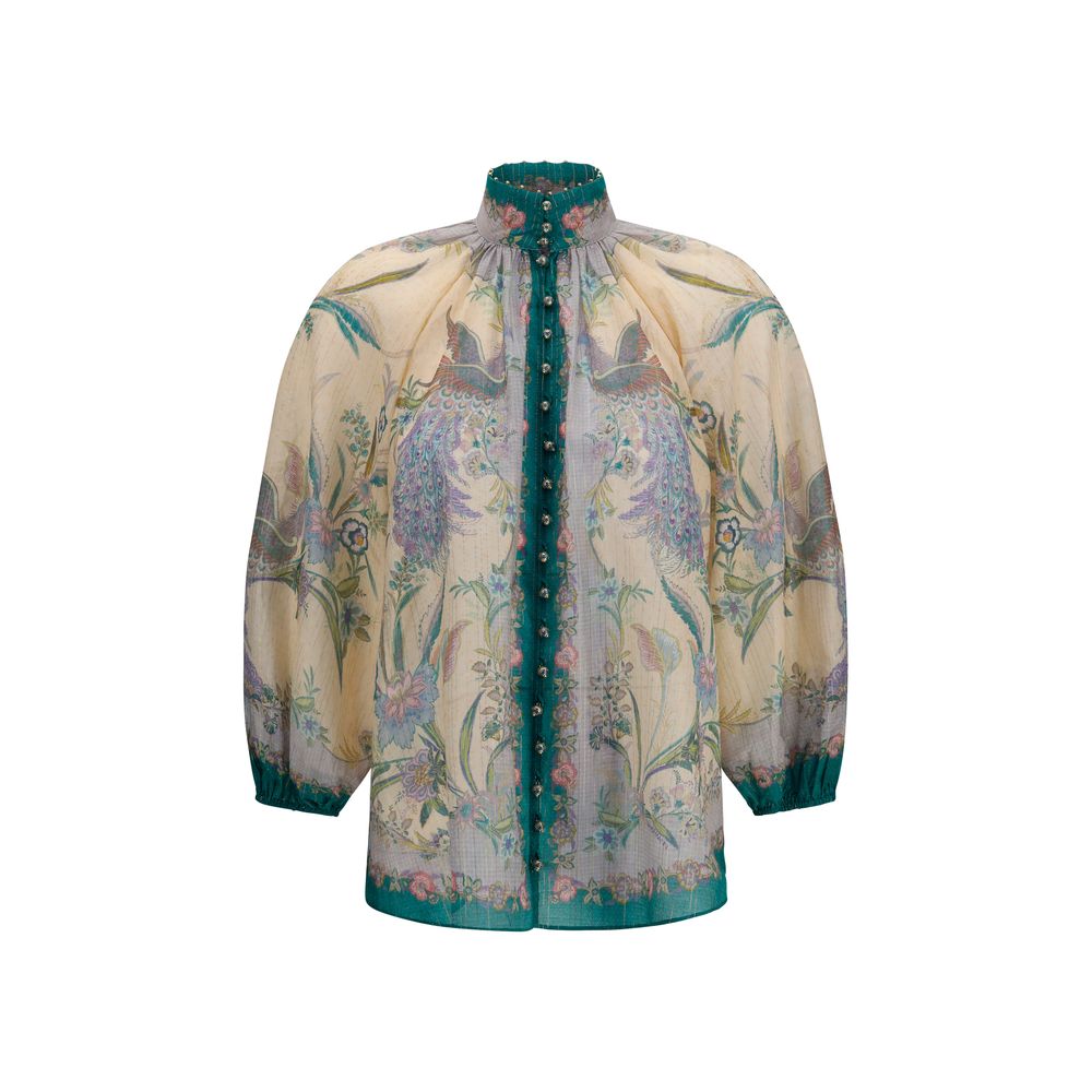 Chemisier en coton multicolore