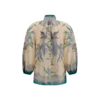 Chemisier en coton multicolore