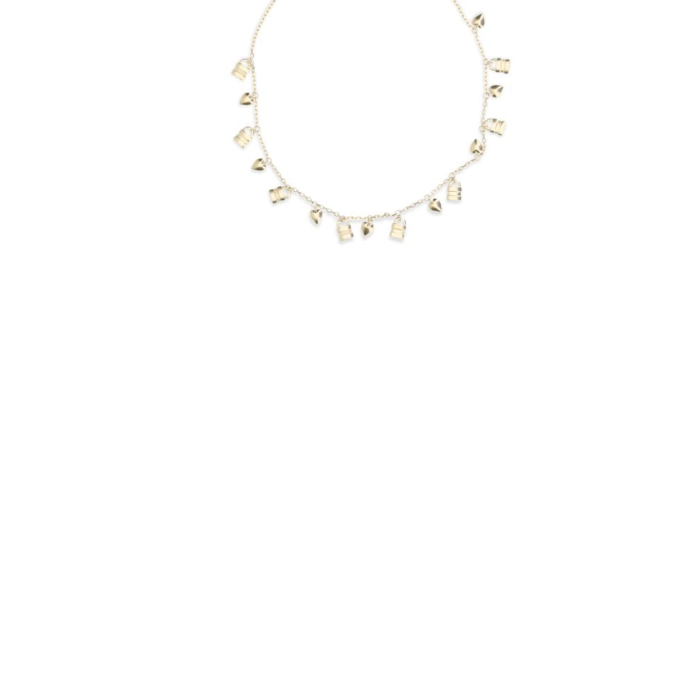 Collier en laiton doré
